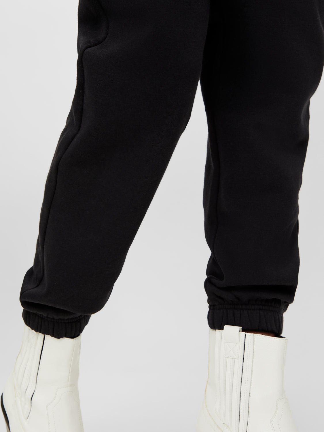 PCCHILLI Sweatpants m. elastik - Black
